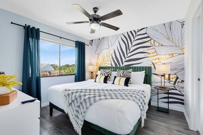 Oasis 317 | Individually decorated, individually furnished, desk, blackout drapes - Oasis Apartment Homes (Titusville)