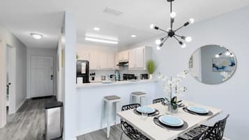 Oasis 220 | Individually decorated, individually furnished, desk, blackout drapes