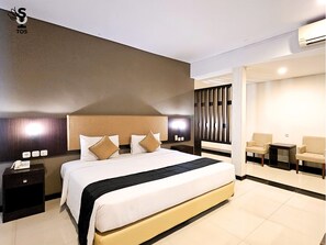 Executive suite | 1 slaapkamer, geluiddichte muren, gratis wifi, beddengoed