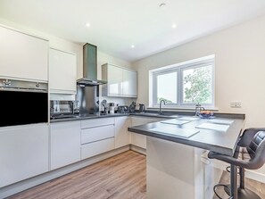 Dishwasher, highchair, cookware/dishes/utensils