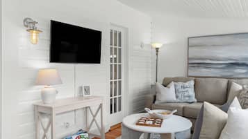 TV connectée, cheminée