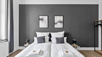 2 slaapkamers, reisbedje, wifi, beddengoed