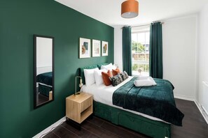 2 soverom, strykejern/-brett, wi-fi og sengetøy