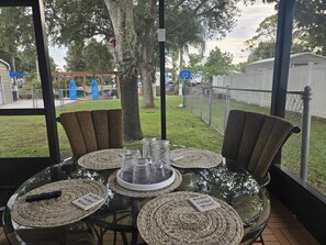 Outdoor dining