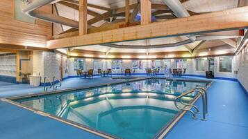 Indoor pool, a heated pool