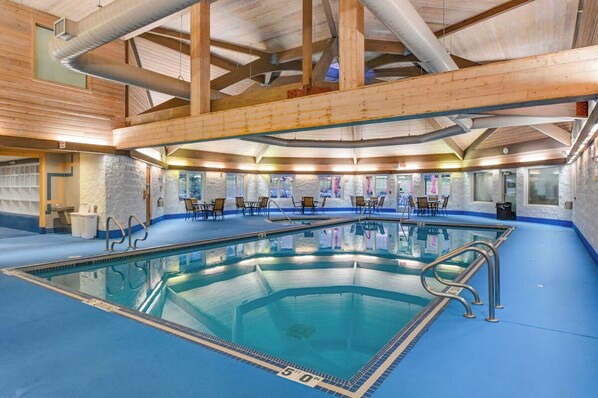 Indoor pool, a heated pool