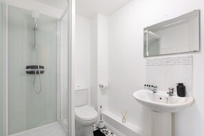 Hair dryer, towels