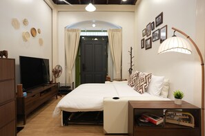 Luxus-Stadtwohnung, 3 Schlafzimmer, Nichtraucher | Kostenlose Minibar, Verdunkelungsvorhänge, Bügeleisen/Bügelbrett