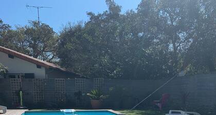 House with pool 500 m from the ocean in Labenne