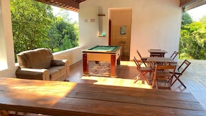 Outdoor dining - Chácara Deus é bom Piracicaba (Santa Isabel)