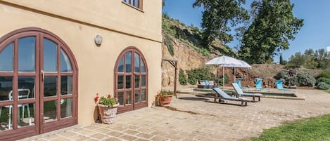 Maison, 2 chambres, fumeur, piscine privée | Terrasse/patio