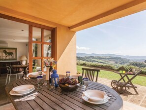 Dining room - Perfect Stunning Views Everywhere From House Pool Terrace Garden (Castiglione in Teverina)