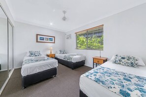2 bedrooms, iron/ironing board, travel crib, free WiFi