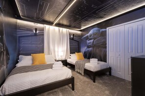 5 chambres, fer et planche à repasser, lit parapluie, Wi-Fi gratuit