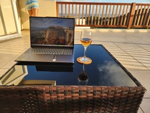 Outdoor dining - Setsuna, Luxury Oceanic View Villa Near Airport (Vieux Fort)