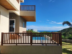 Terrace/patio - Setsuna, Luxury Oceanic View Villa Near Airport (Vieux Fort)