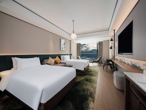 Down duvets, blackout curtains, soundproofing, free cots/infant beds - Hilton Garden Inn Zhangjiajie Wulingyuan (Zhangjiajie)