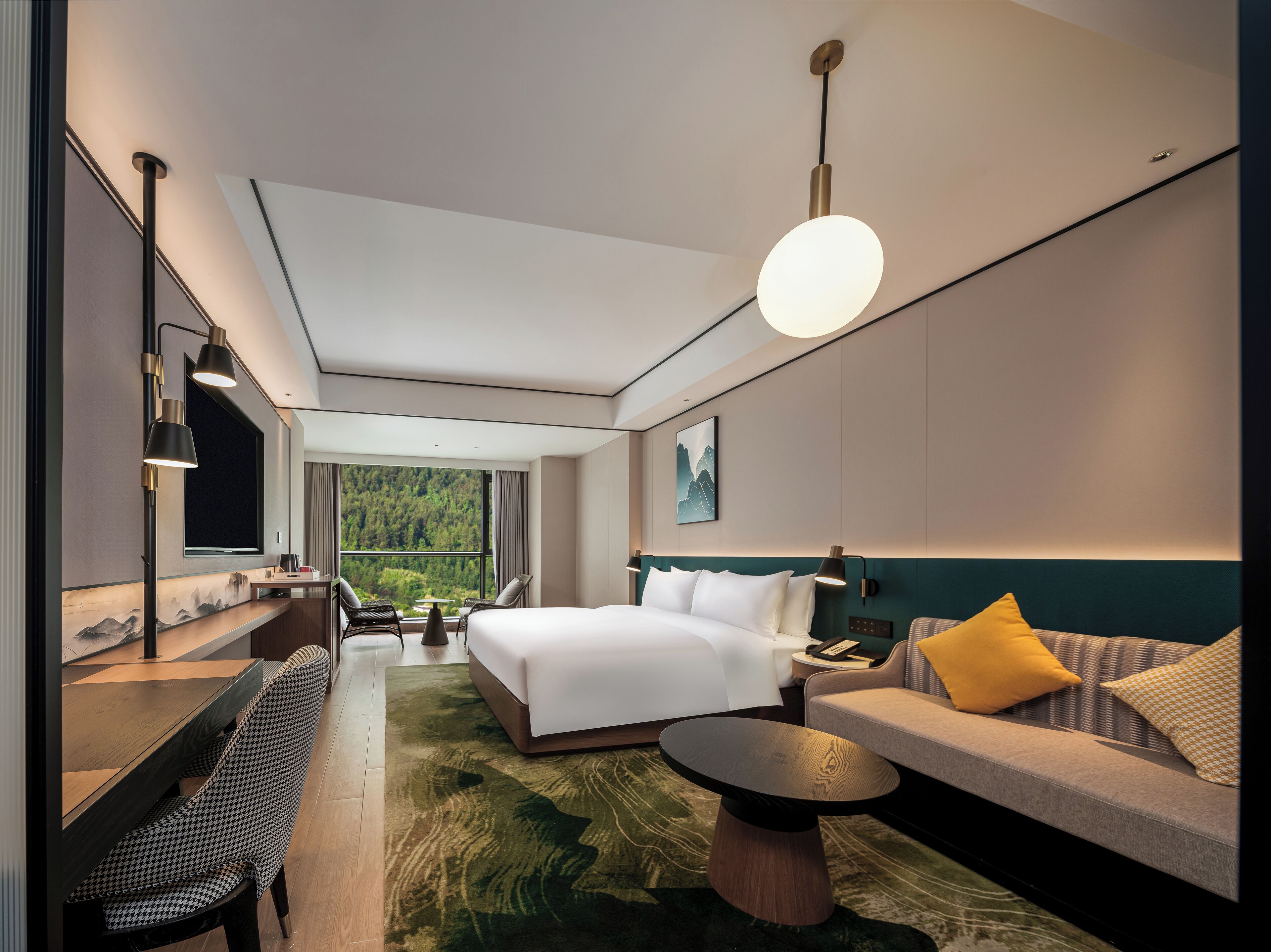 Dúnsængur, myrkratjöld/-gardínur, hljóðeinangrun