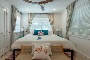 4 habitaciones, tabla de planchar con plancha, internet y ropa de cama 