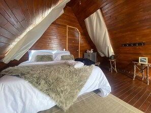 Alpehytte – superior, balkong, fjellutsikt | 1 soverom