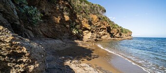 Villa with private beach and pool