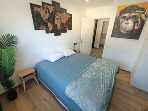 2 chambres, Wi-Fi gratuit, draps fournis