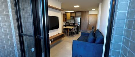 Útsýni frá gististað