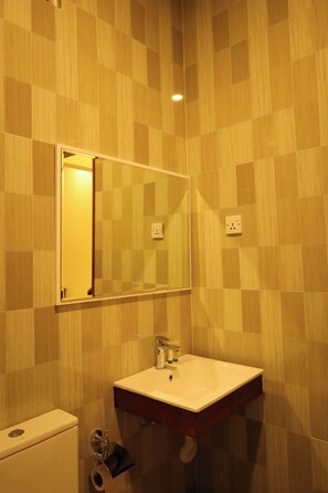 Hair dryer, towels, soap, toilet paper - Escape to Paradise at Charming Holiday Lodge, Addu City Meedhoo in Maldives (Addu City)