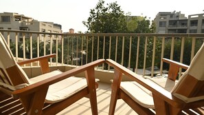 Family Studio, Park View | Balcony view