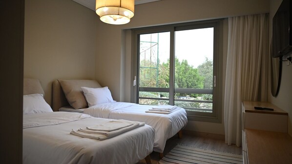 Estúdio família, vista para o parque