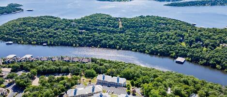 منظر من الجو على ارتفاع عالٍ