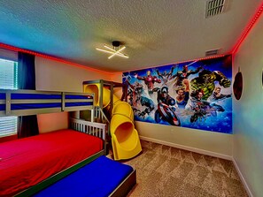 9 bedrooms, iron/ironing board, travel crib, free WiFi