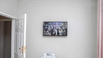Standard Double Room, Patio | Bathroom | Shower, towels, soap, shampoo