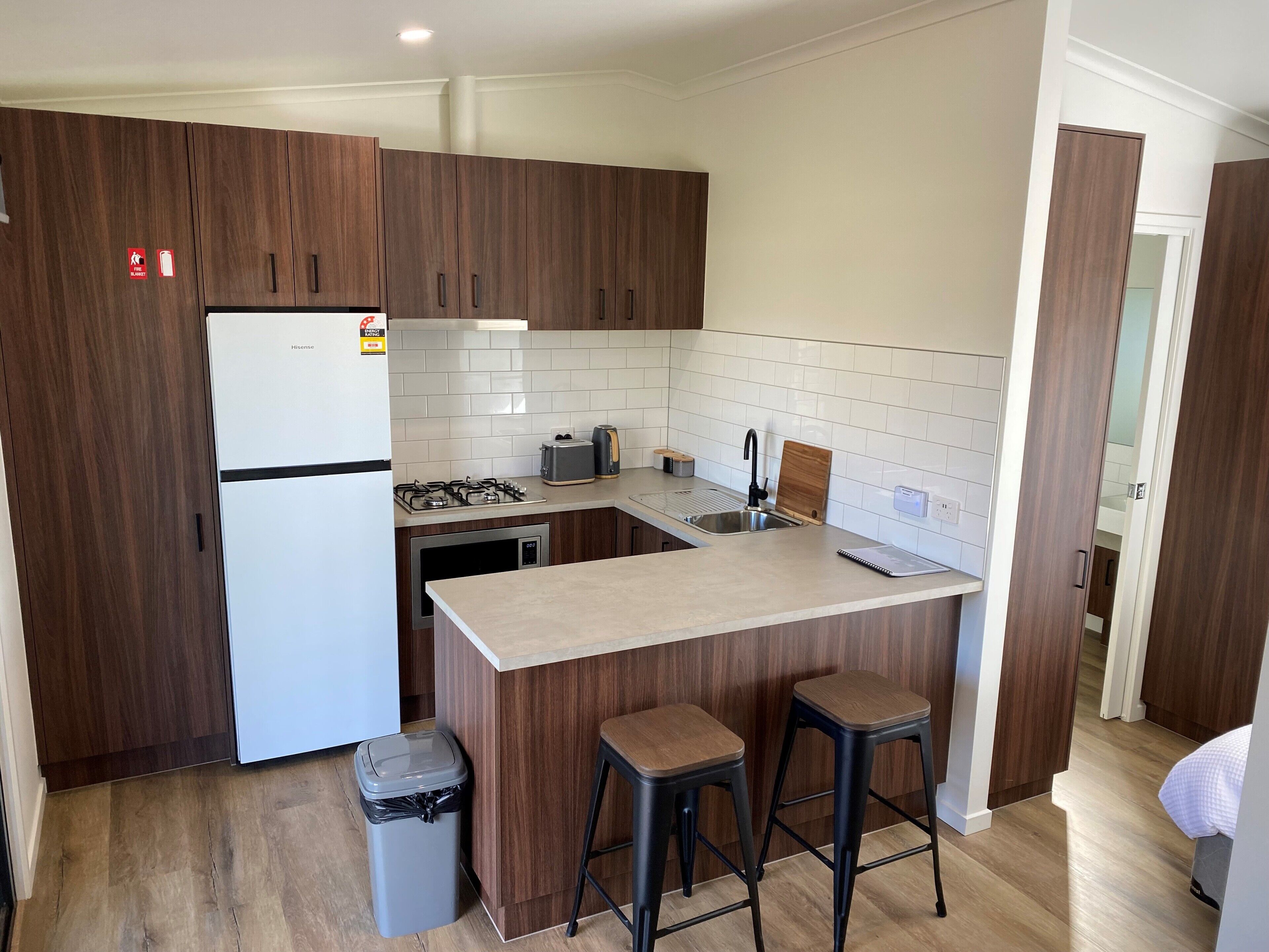 Cabaña, 1 cama de matrimonio, cocina | Cocina privada