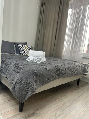 Superior Condo, Kitchen, City View | Living area - Harmony 4YOU (Almaty)