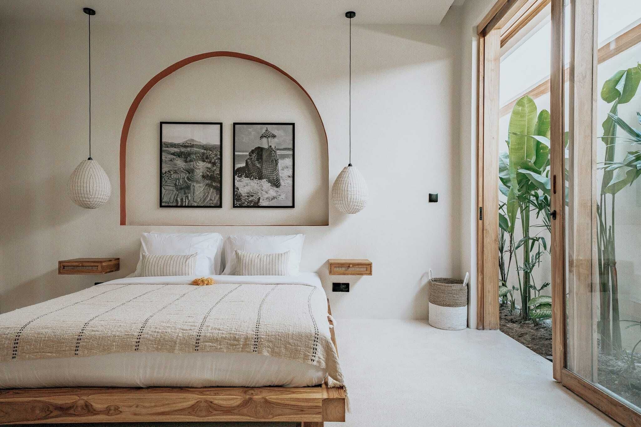 Vila Deluks, 3 kamar tidur, patio, pemandangan kolam renang | Seprai katun Mesir, seprai premium, brankas, dan meja kerja