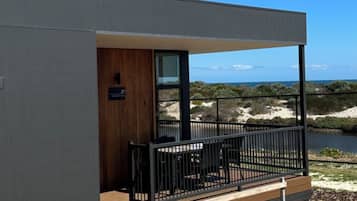 Family Cabin, Balcony, Ocean View | Terrace/patio