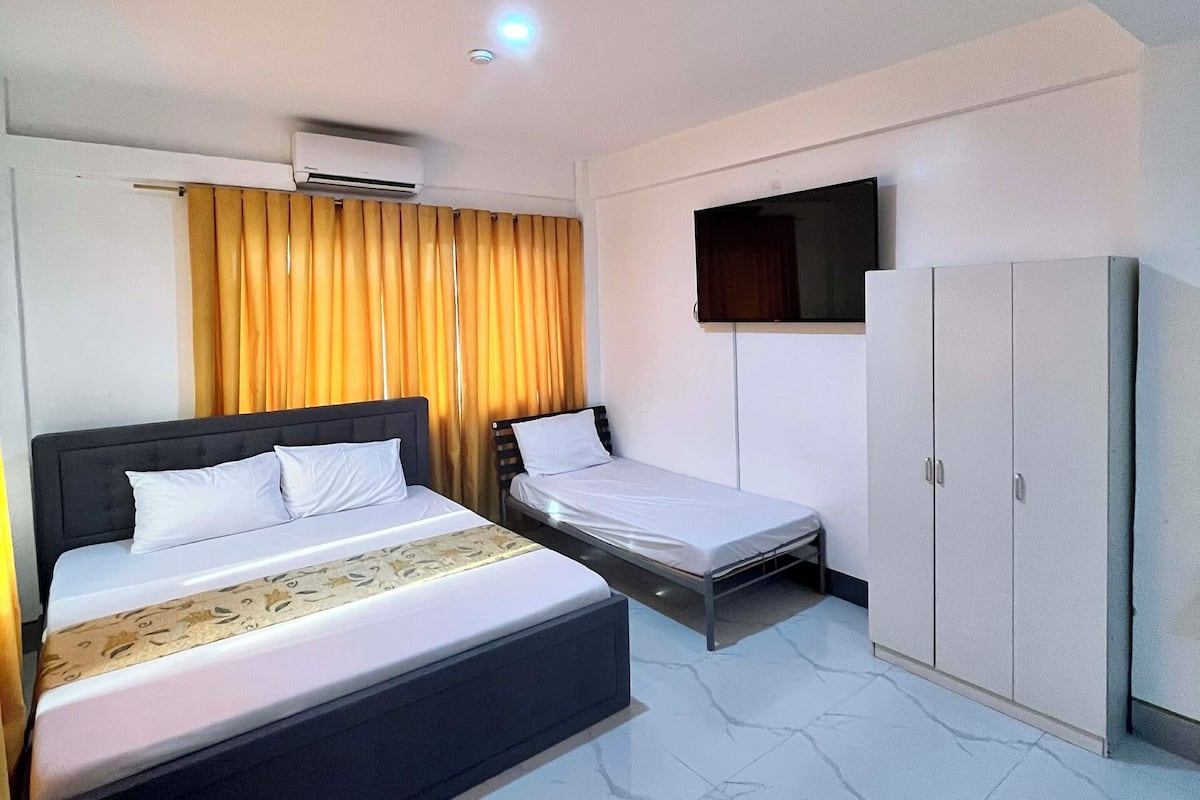 Familierom | 1 soverom, wi-fi (inkludert) og sengetøy