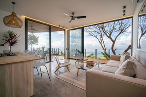 Luxury Villa, 4 Bedrooms, Private Pool, Ocean View | Living area