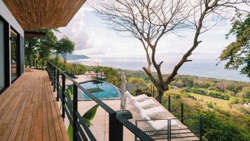 Luxury Villa, 4 Bedrooms, Private Pool, Ocean View | Balcony view