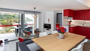 Ferienhaus, 2 Schlafzimmer, Terrasse | Speisen