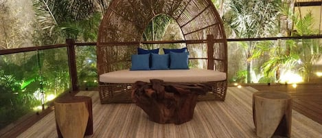 Sala de estar en el lobby