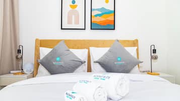 2 quartos, cofres nos quartos, ferros/tábuas de passar roupa