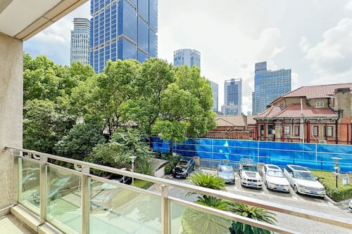Appartement luxueux, 3 chambres, non-fumeur, vue sur la ville | Balcon