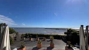 Sun-loungers, beach towels