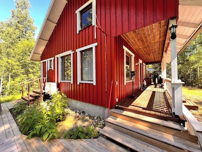 Winter Wonderland Cabin in Hämeenlinna, Finland