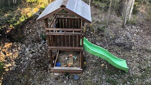 Cabin, 2 Bedrooms, Patio | Children's area