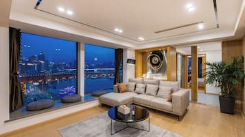 Appartement Panoramique, 2 grands lits, salle de bains attenante, vue océan