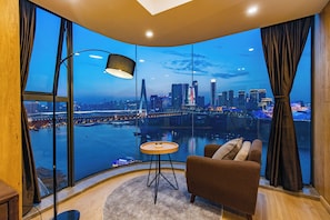 View from room -  Nuanyu Apartment with River View & Drone Show View (Chongqing)
