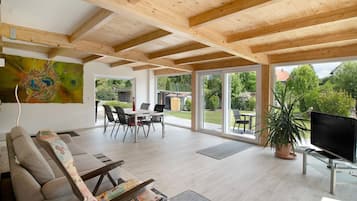 Fernseher, Kamin